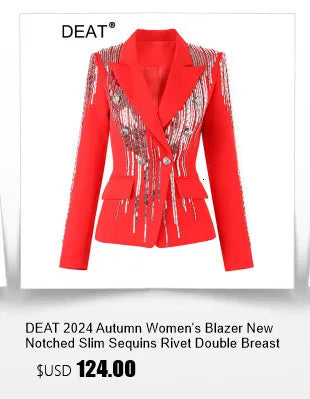 DEAT Fashion Women's Jackets Hooded Zipper Short Contrast Color Drawstring Deconstruction Coat Autumn 2025 New Tide 7AB4742