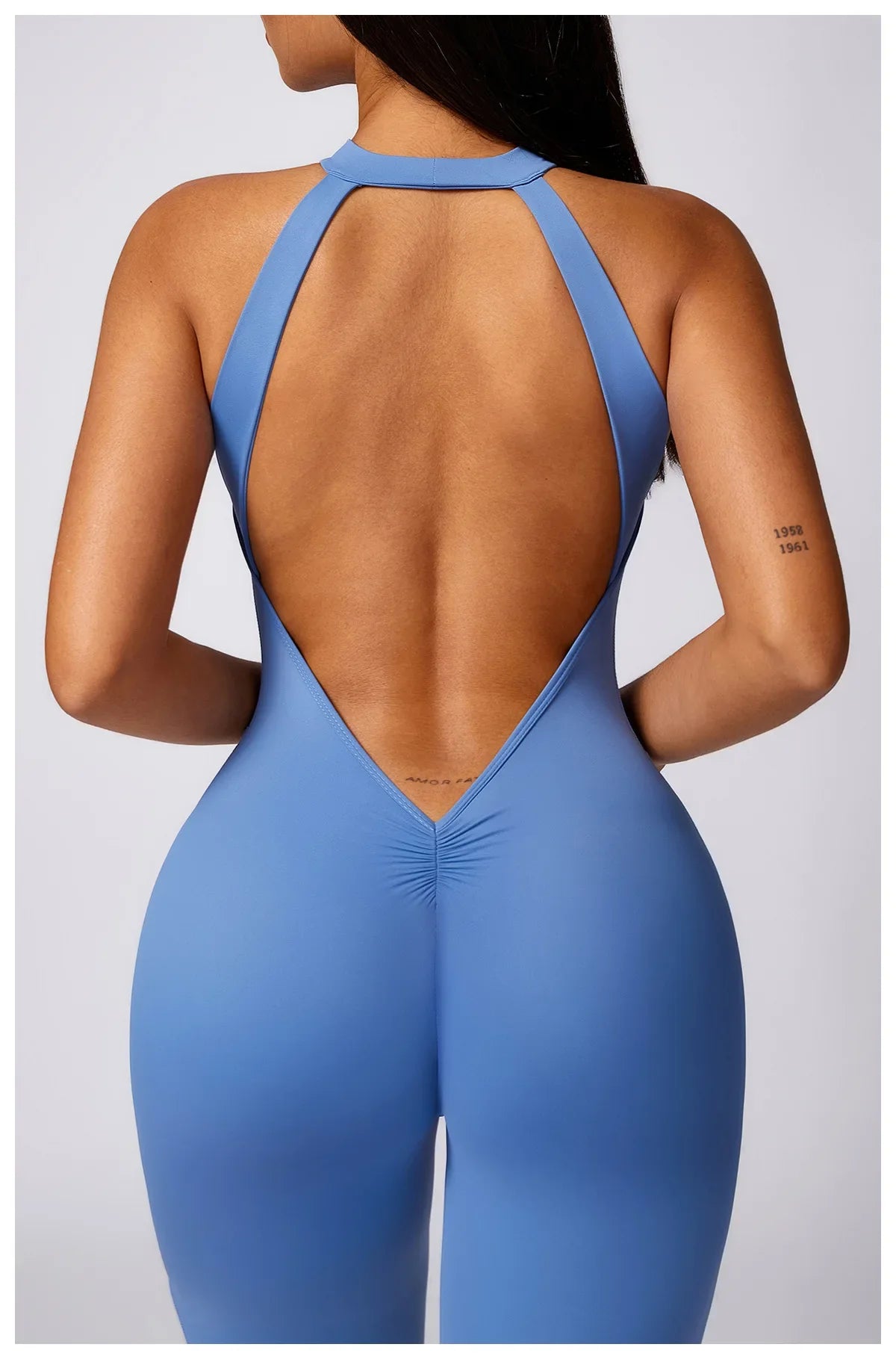 Custom LOGO High Quality Outdoor Jumpsuit Activewear tracksuit women‘s one-piece yoga clothes running tight fitting sportswear