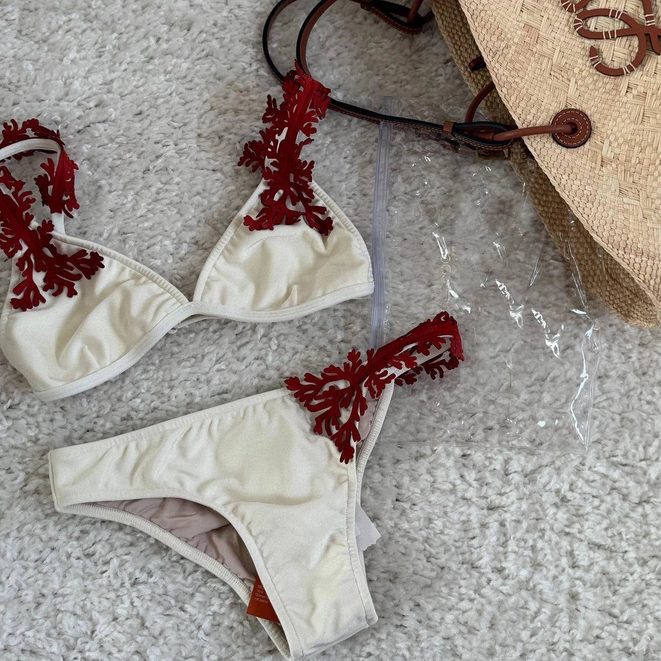 3Pcs Laser Cut Bikini Sexy Women Swimsuit Push Up Swimwear High Waisted Biquini Female Hollow Bathing Suit Bodysuit Beachwear