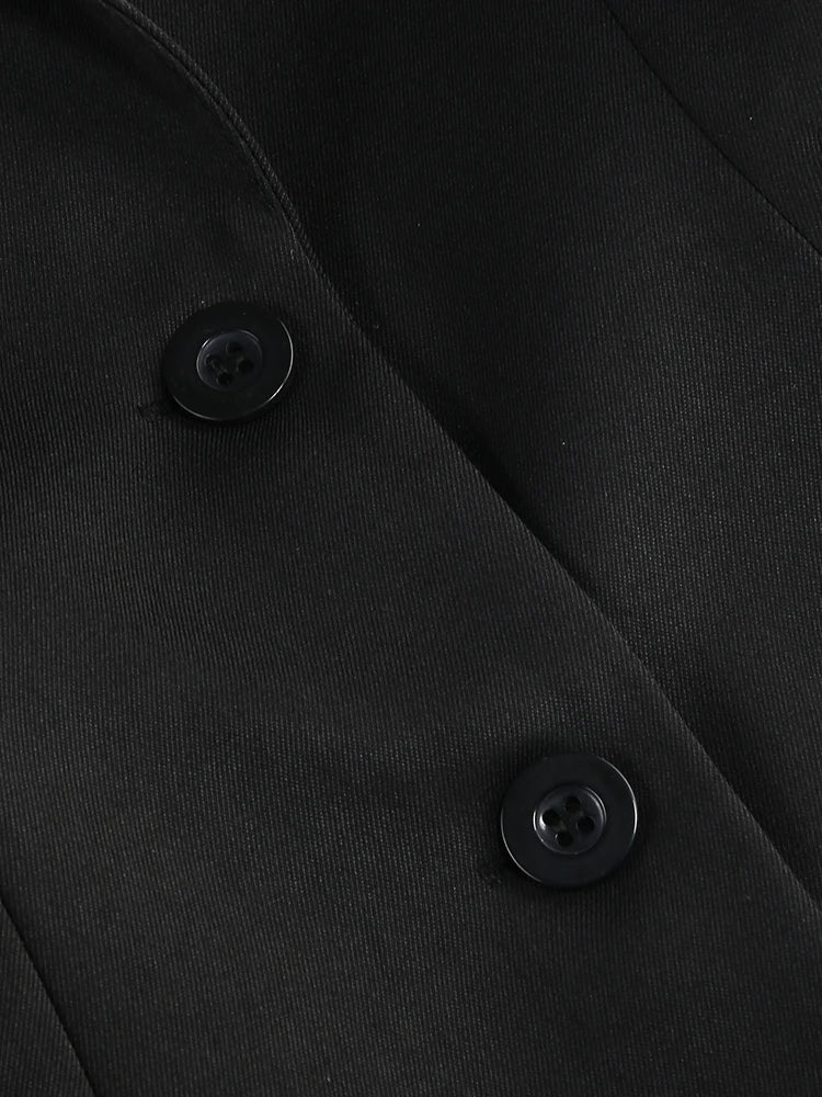 Sexy V Neck Long Sleeve Blazer With Rhinestone Sleeve Women Black Diamond Patchwork Slim Jacket Evening Party Club Cocktail Coat