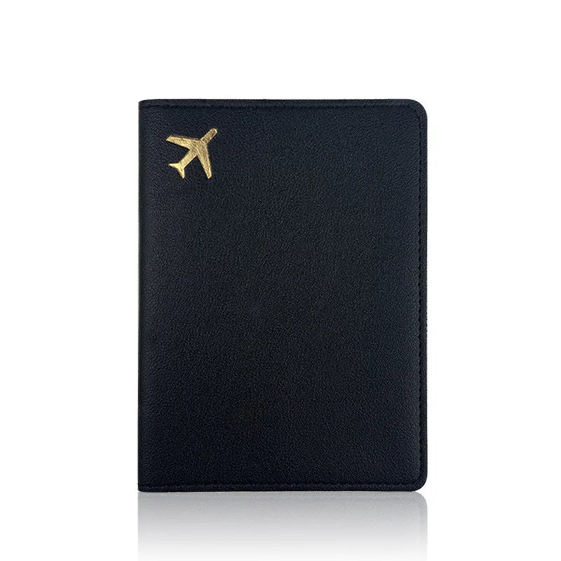PU Leather Travel Passport Protective Case Thickened Passport Holder Case