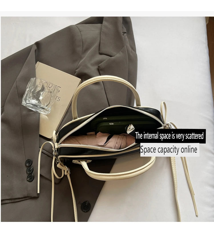 Luxury Designer Bowling Bags Women Handbag And Purse Ladies Pu Leather Travel Pillow Bag Shoulder Crossbody Tote Lady Clutch Bag