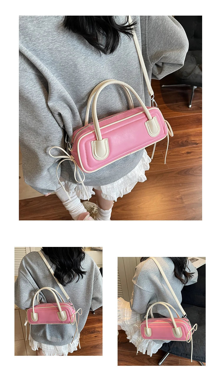 Luxury Designer Bowling Bags Women Handbag And Purse Ladies Pu Leather Travel Pillow Bag Shoulder Crossbody Tote Lady Clutch Bag