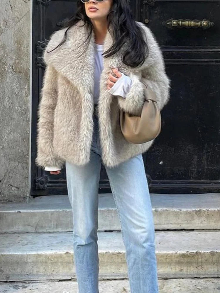 TWOTWINSTYLE Solid Temperament Jackets For Women Lapel Long Sleeve Patchwork Buttons Designer Coats Female Fashion Style Clothes
