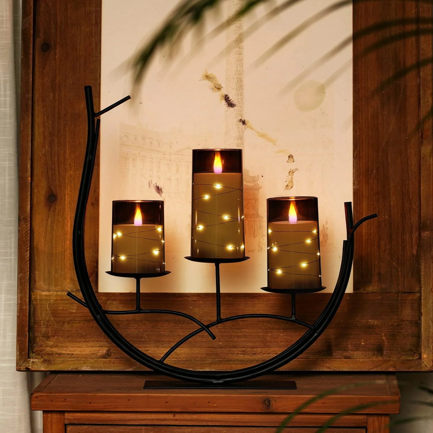 Flickering Flameless Candles Battery Operated Candles LED Candles with Remote Timer for Home Wedding Birthday Decor 3D Flame