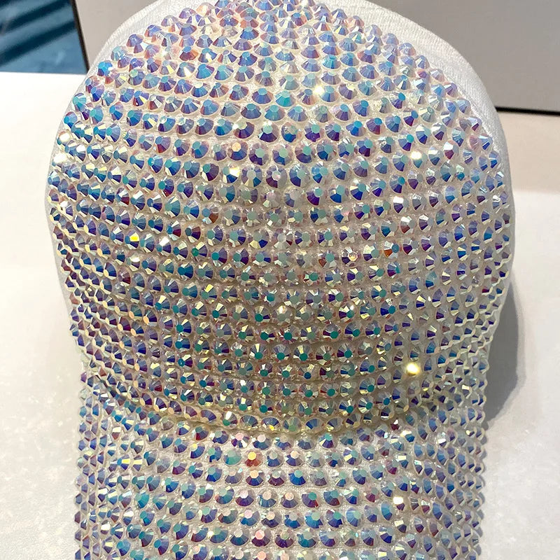 CNTANG Summer Women's Baseball Cap Spring Autumn Rhinestone Caps Fashion Personality Street Hiphop Hats For Female Snapback