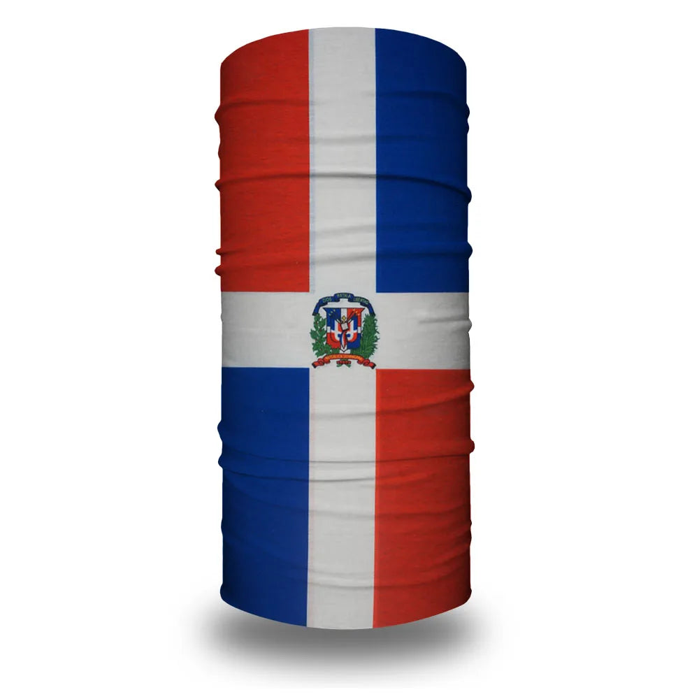 Canada/Mexico/Caribbean Countries Flags Bandana Neck Gaiter Seamless Outdoor Tube Face Scarf Windproof Headwear Unisex Headwrap
