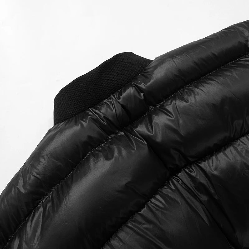 Weird Puss Hipster Zip Jacket Women Thick Padded Autumn New Fashion Shorts Sleeve Quilted Padded Casual Basic Wild Streetwear