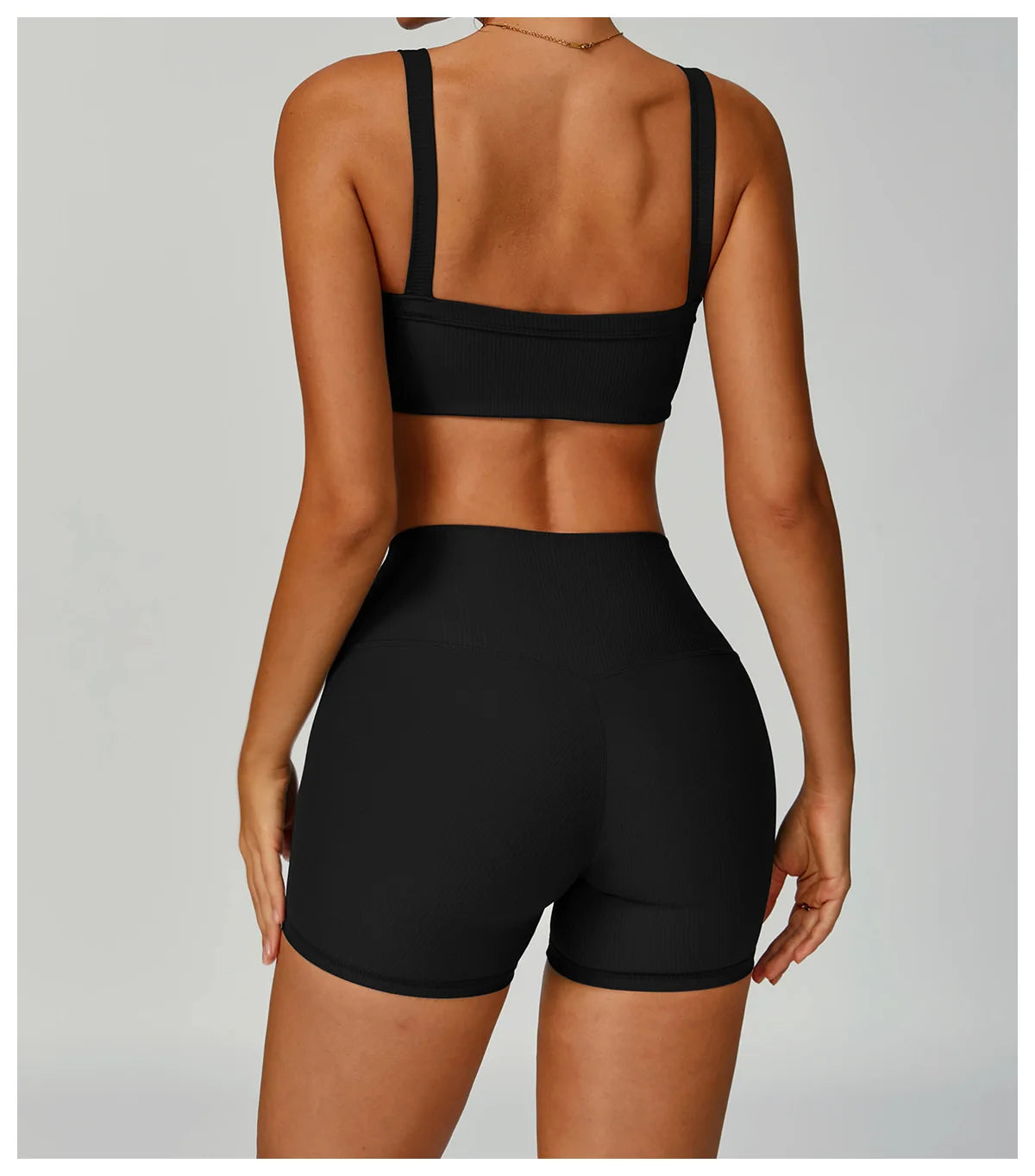 Customized LOGO Women's Shoulder Strap Threaded Yoga Bra Beauty Back Tight Sports Underwear Running Fitness Top