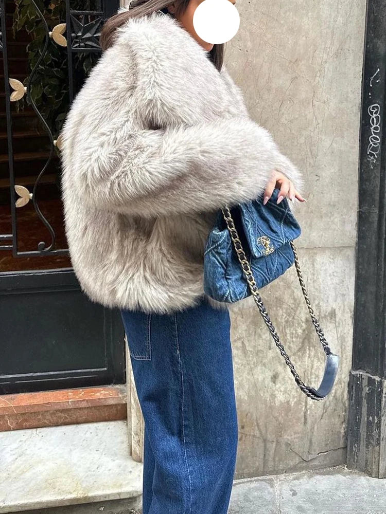TWOTWINSTYLE Solid Temperament Jackets For Women Lapel Long Sleeve Patchwork Buttons Designer Coats Female Fashion Style Clothes