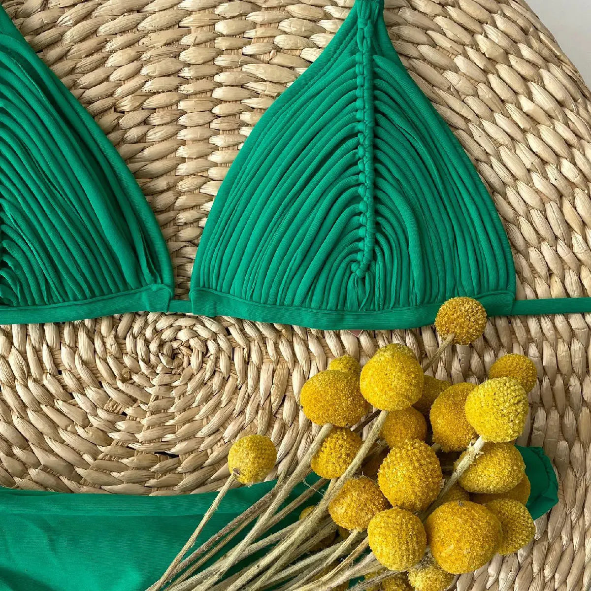 Two Pieces Bikini Set Crochet Swimsuit Women Sexy Swimwear Female Red Brazilian Biquini High Cut Bathing Suit Bodysuit Beachwear