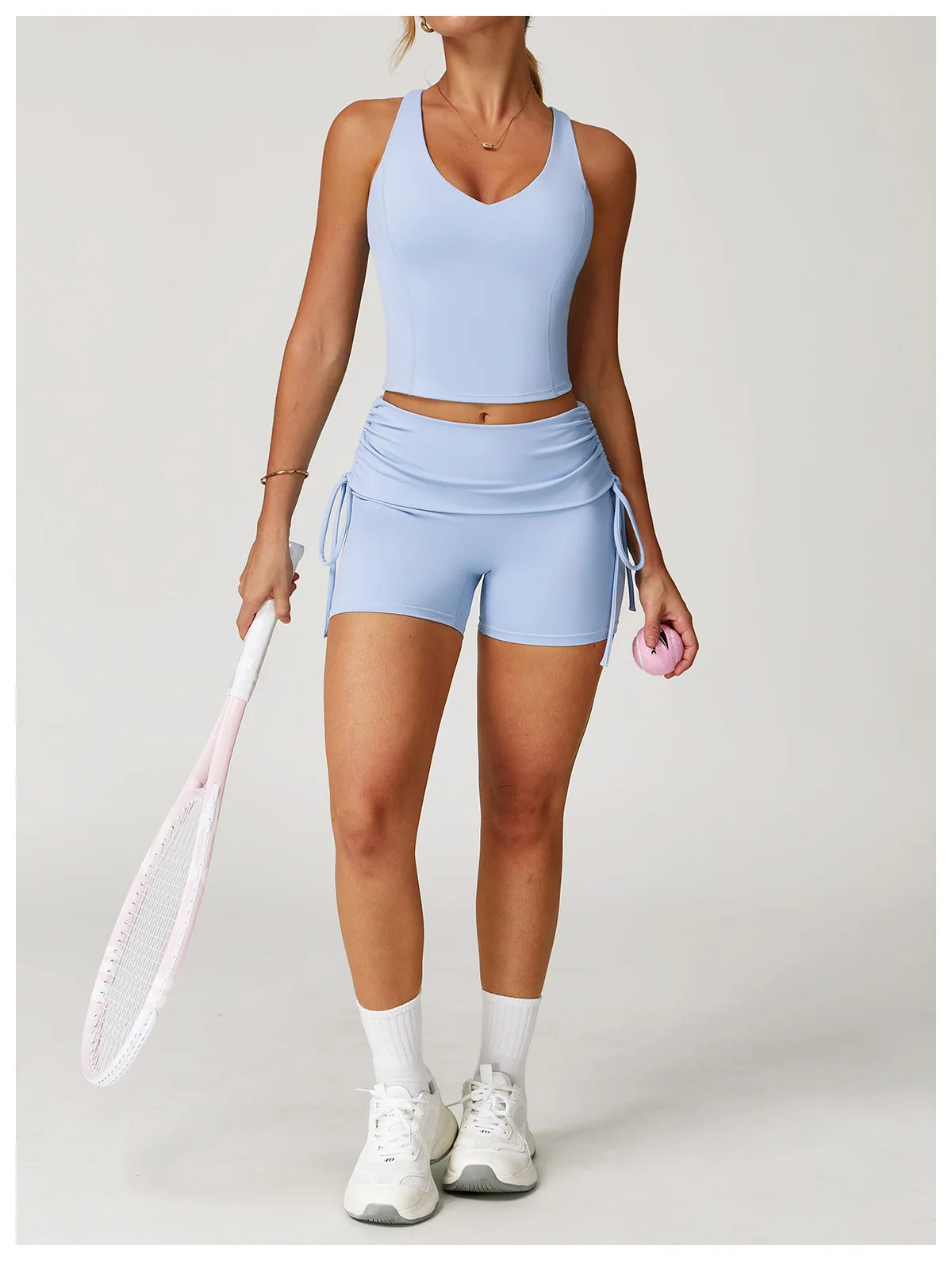 Customized LOGO women's yoga vest I-shaped beautiful back quick-drying fitness top outdoor running sports underwear