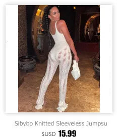 Sibybo Tassel Hollow Out Overalls For Women Studded Diamond Strapless Backless Jeans Street Fashion Trend Jumpsuite Femme
