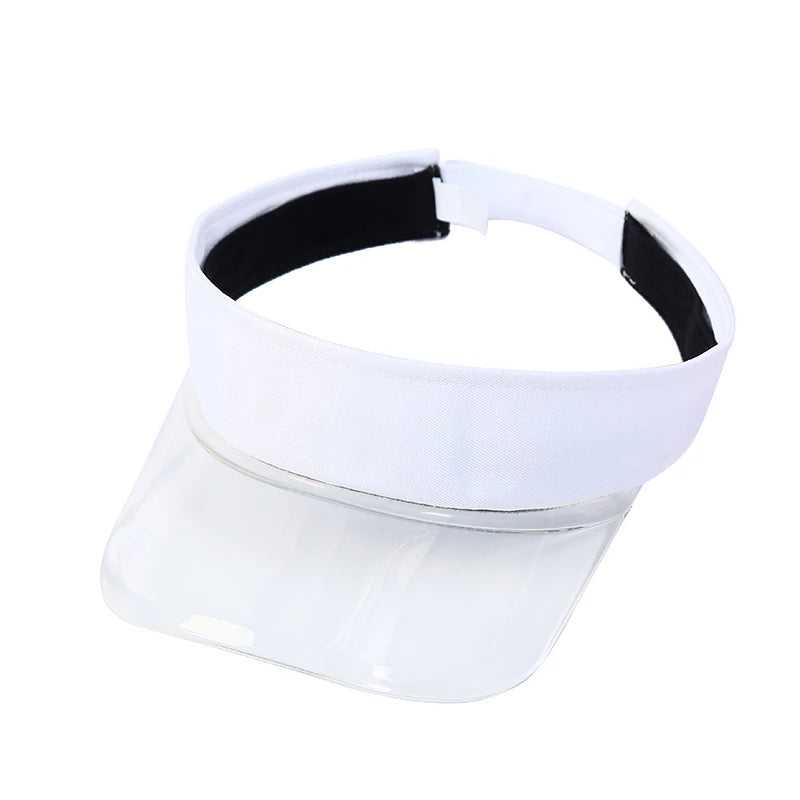 Parent-child Sun Visor Hats Mom's Son Daughter Plastic PVC Visor Caps Outdoor Sport Bicycle Sunshade Hat for Women