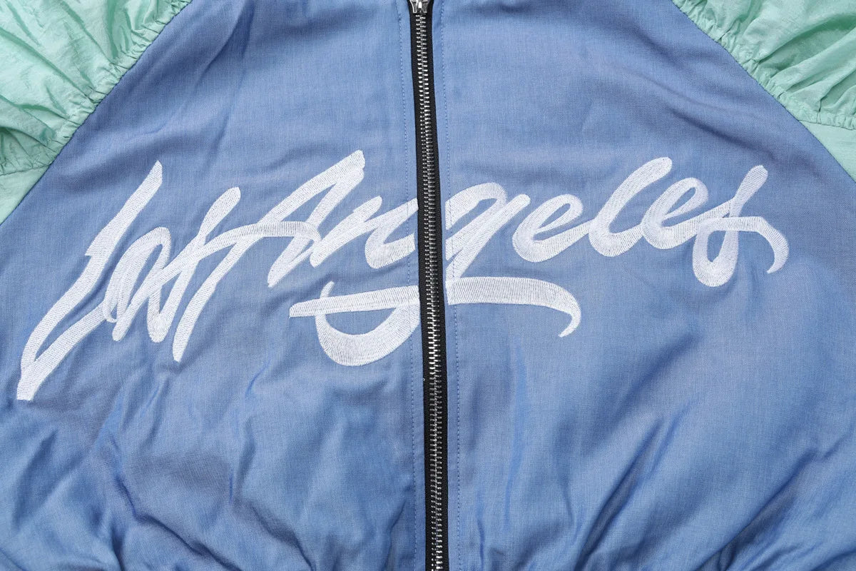 Cropped Fashion Jacket Women Crop Tops Y2K Streetwear Racer Baseball Jackets Letter Pleated Coats 2024 Fall Winter Clothes