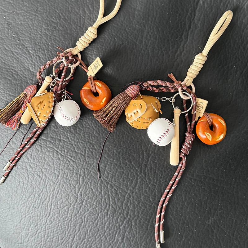 Braided Rope Bag Pendant High-grade Keychain Pendant Ruth's Same Style Dachshund Pendant Suitable For Phone Bag Accessories