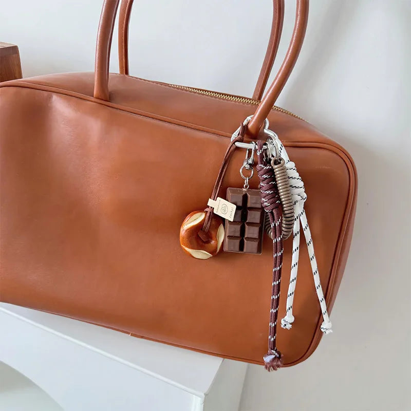 Braided Rope Bag Pendant High-grade Keychain Pendant Ruth's Same Style Dachshund Pendant Suitable For Phone Bag Accessories