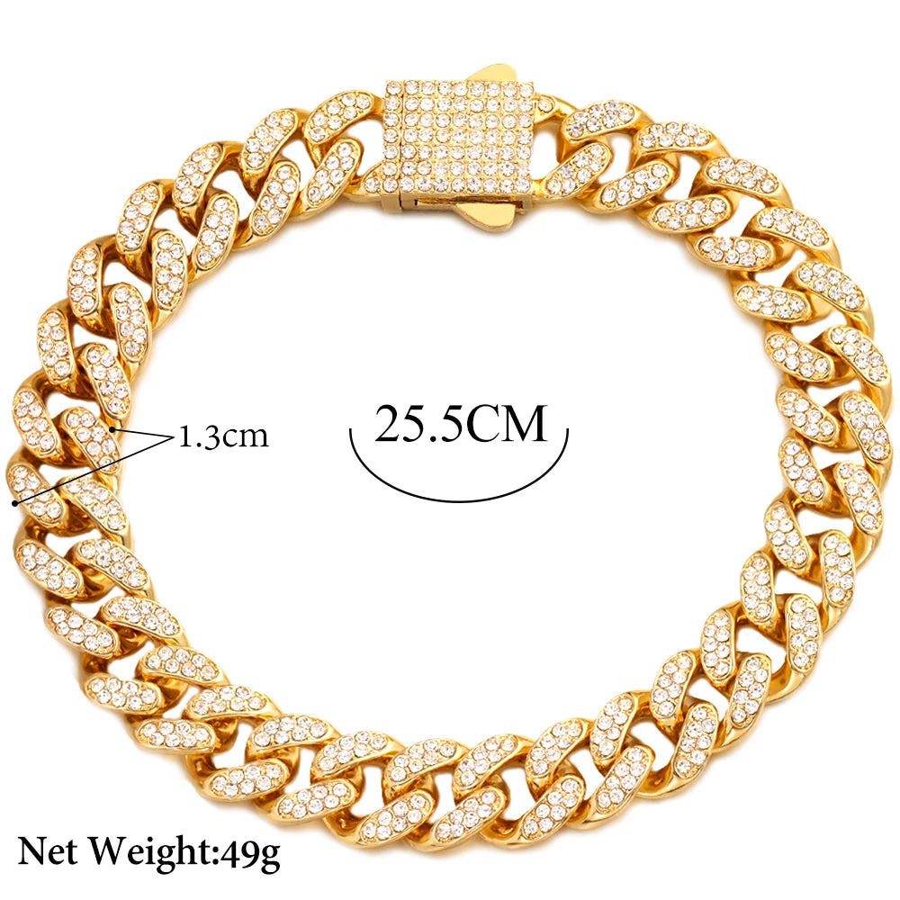 Chunky Metal Cuban Chain Anklet for Women Girls Gold Silver Color Summer Beach Anklet Bracelet Mother's Day Gifts Not Allergic