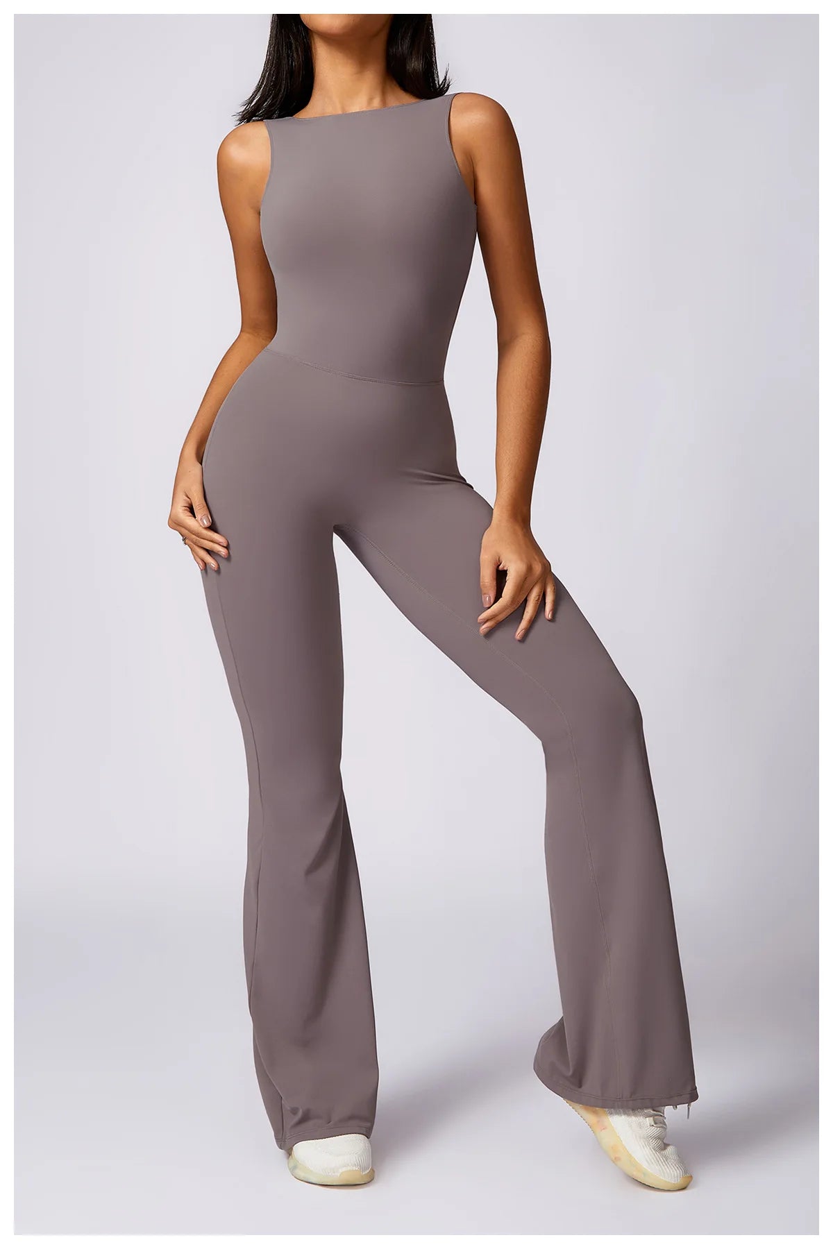 Customized LOGO women's peach hip lift sports yoga onesie casual micro-pull fitness back yoga clothes