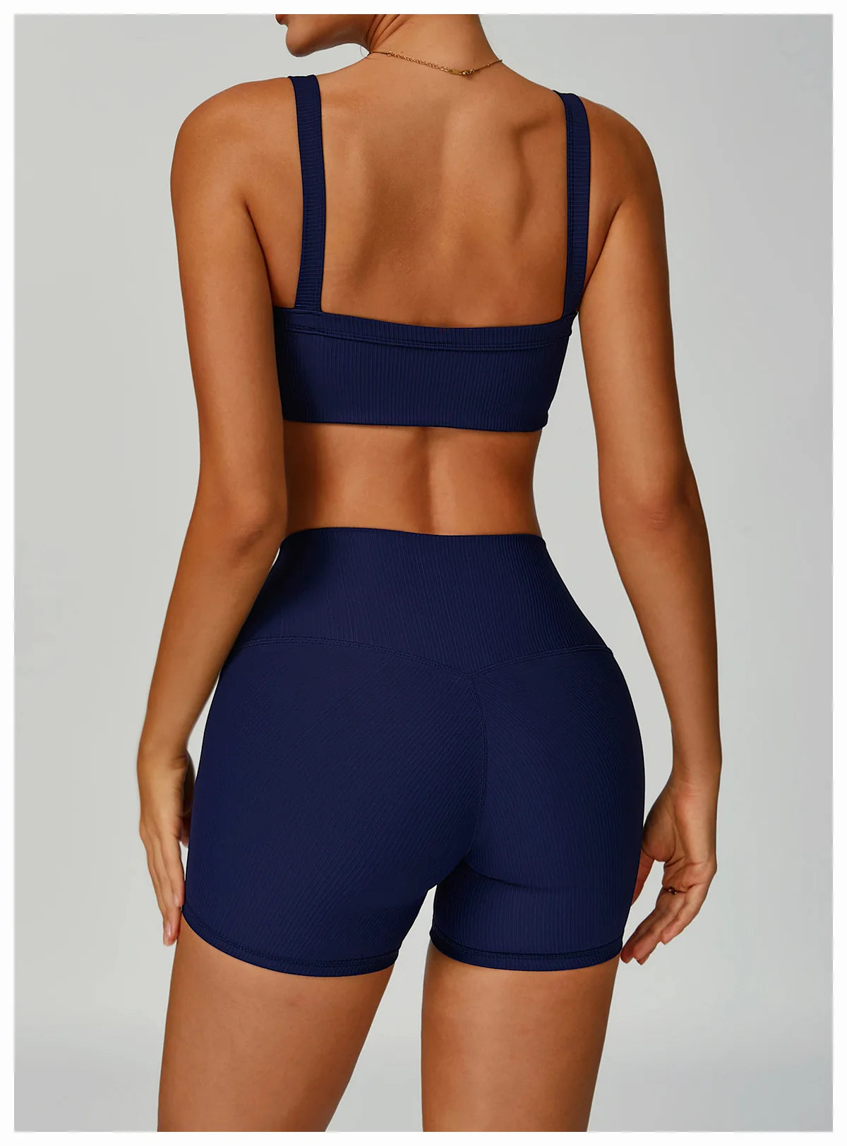 Customized LOGO Women's Shoulder Strap Threaded Yoga Bra Beauty Back Tight Sports Underwear Running Fitness Top
