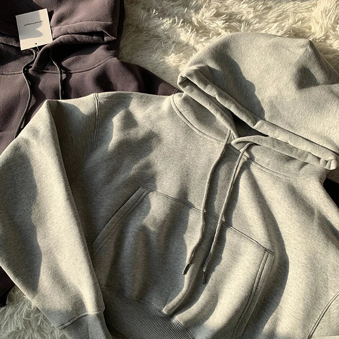 Casual New Fashion Hoodies Suit Women Winter Spring Solid Tracksuit Two Pieces Set Sports Pullover Sweatpants Sweatshirt Mujer