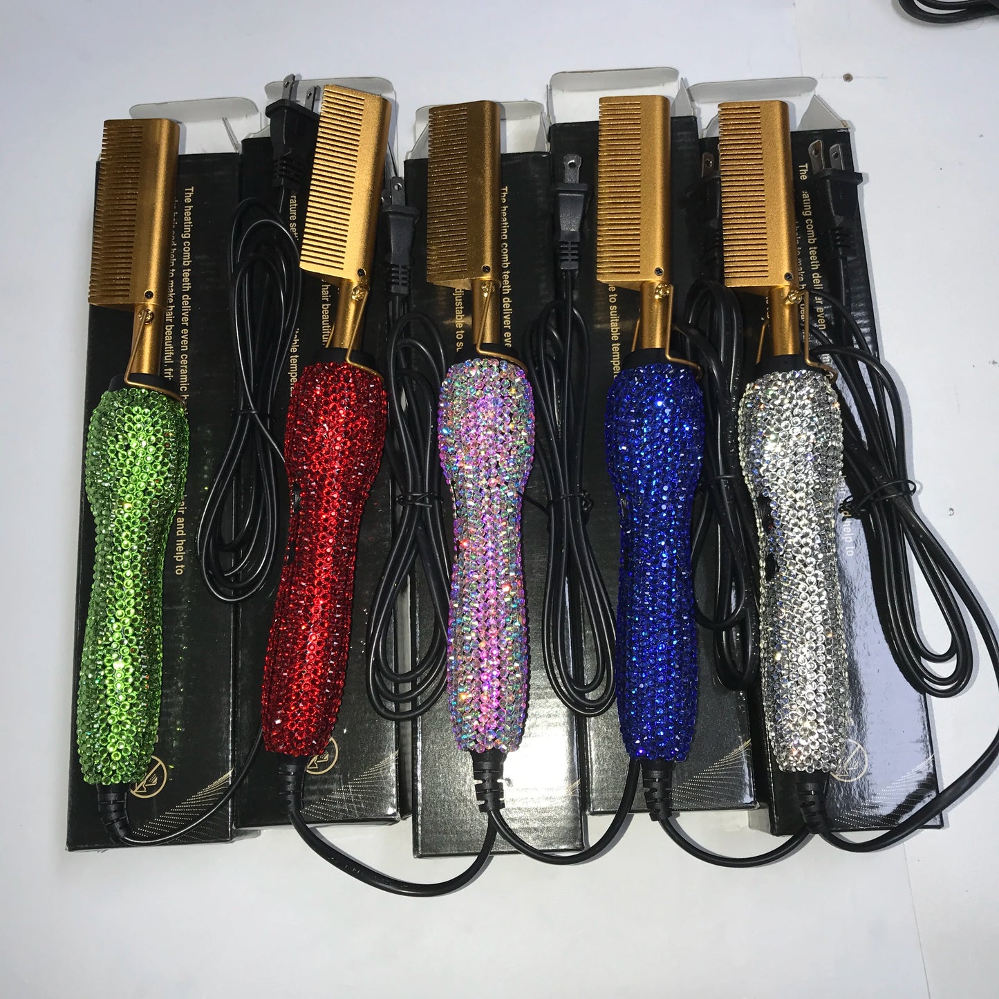 Top Quality Hot Comb High Degrees Hair Straightener Hair Combs Flat Orin Straighten