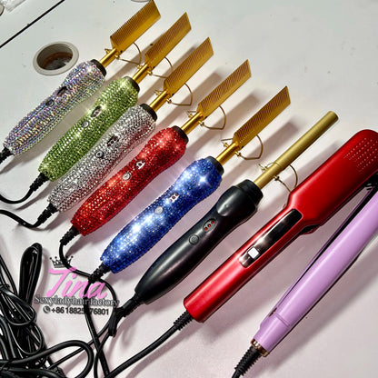 Top Quality Hot Comb High Degrees Hair Straightener Hair Combs Flat Orin Straighten