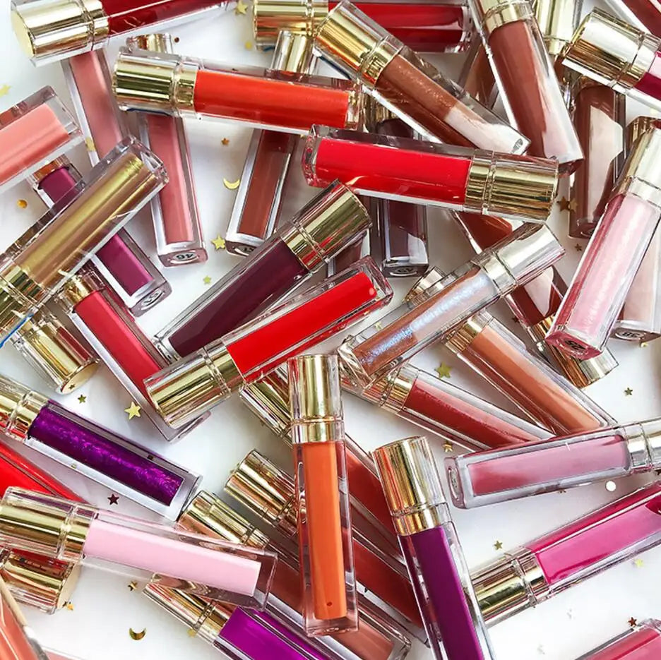 Private Label Lipgloss Wholesale Moisturizing Shiny Glitter Glossy Makeup Lip Gloss Custom Liquid Lipstick Bulk Wholesale