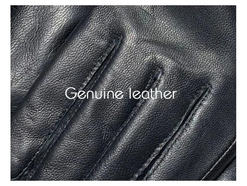 Jxwatcher Wholesale Fox Fur Gloves Winter Female Luxury Style Warm Sheepskin Genuine Leather Gloves Driving Thickening Mitten