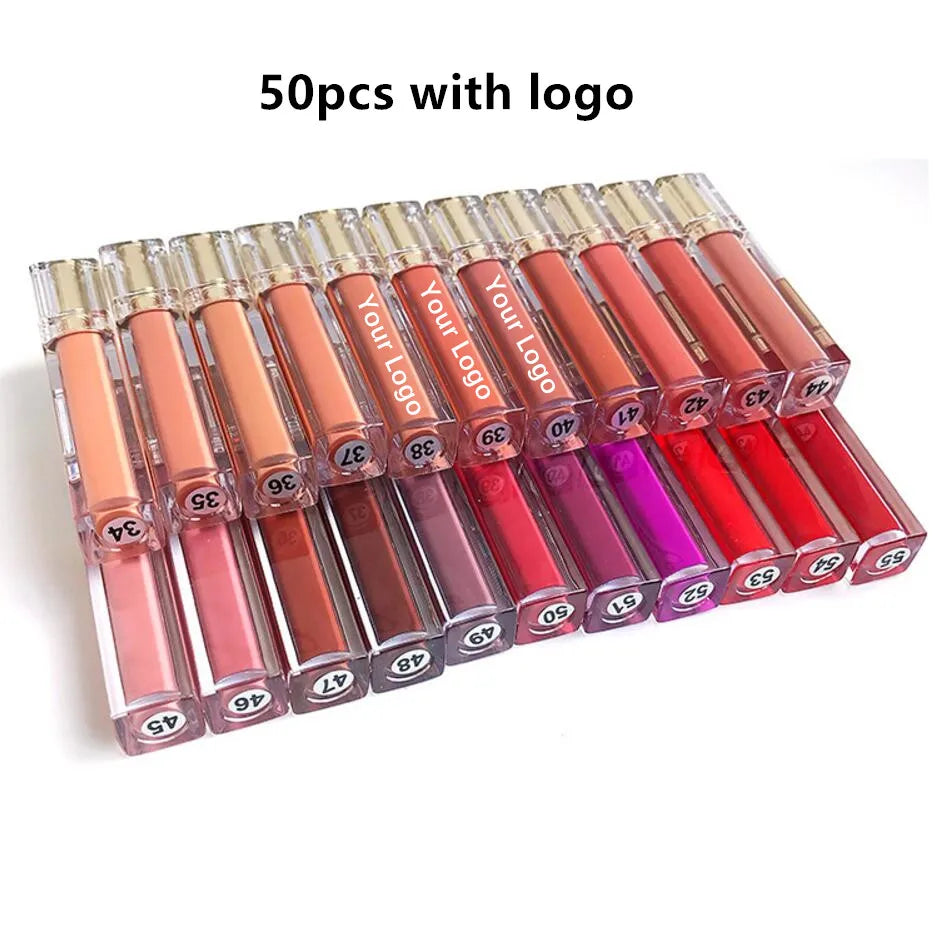 Private Label Lipgloss Wholesale Moisturizing Shiny Glitter Glossy Makeup Lip Gloss Custom Liquid Lipstick Bulk Wholesale