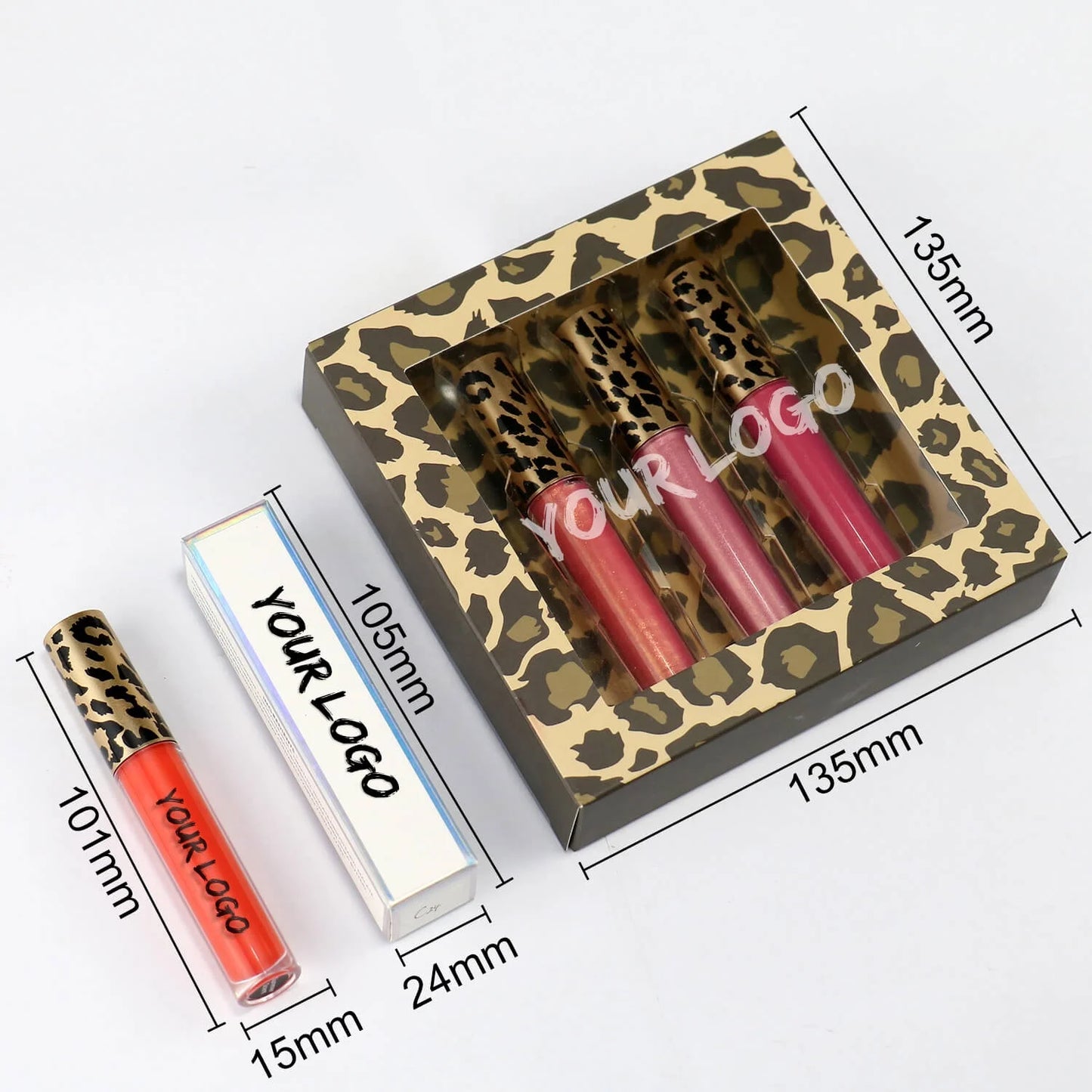 Extra Print Fee/Shipping Balance Customize your own brand lipgloss private label lip gloss lipstick eye shadow palette
