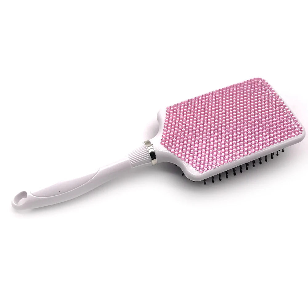 Hair Brush Massage brush comb with Rhinestones cepillo para cabello brosse cheveux femme accessoire cheveu Hairdressing Styling