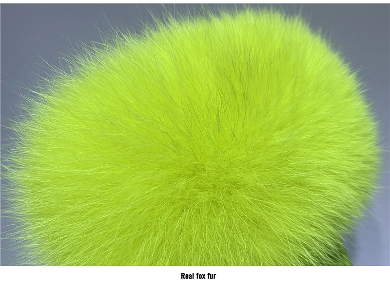 Jxwatcher Wholesale Fox Fur Gloves Winter Female Luxury Style Warm Sheepskin Genuine Leather Gloves Driving Thickening Mitten