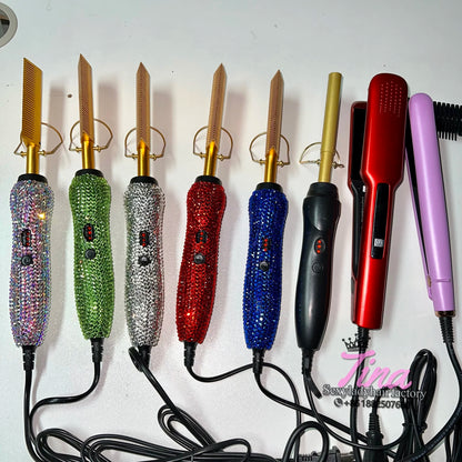 Top Quality Hot Comb High Degrees Hair Straightener Hair Combs Flat Orin Straighten