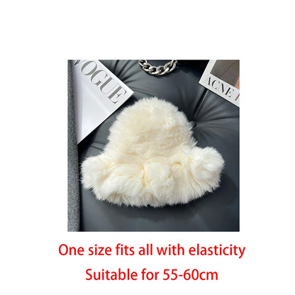 New Real Rabbit Fur Fisherman's Hat For Women Winter Warm Rabbit Fur Caps Soft Natural Rabbit Fur Hats Female Fashion Fur Cap