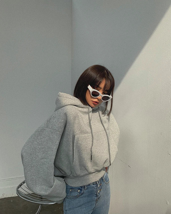 Casual New Fashion Hoodies Suit Women Winter Spring Solid Tracksuit Two Pieces Set Sports Pullover Sweatpants Sweatshirt Mujer
