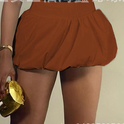 Weird Puss Ball Gown Skirts Women Y2K Hottie 2024 Summer Trend Midnight Waistband Miniskirts Birthday Streetwear Wild Bottoms
