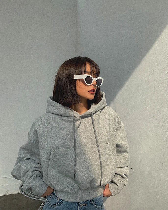 Casual New Fashion Hoodies Suit Women Winter Spring Solid Tracksuit Two Pieces Set Sports Pullover Sweatpants Sweatshirt Mujer