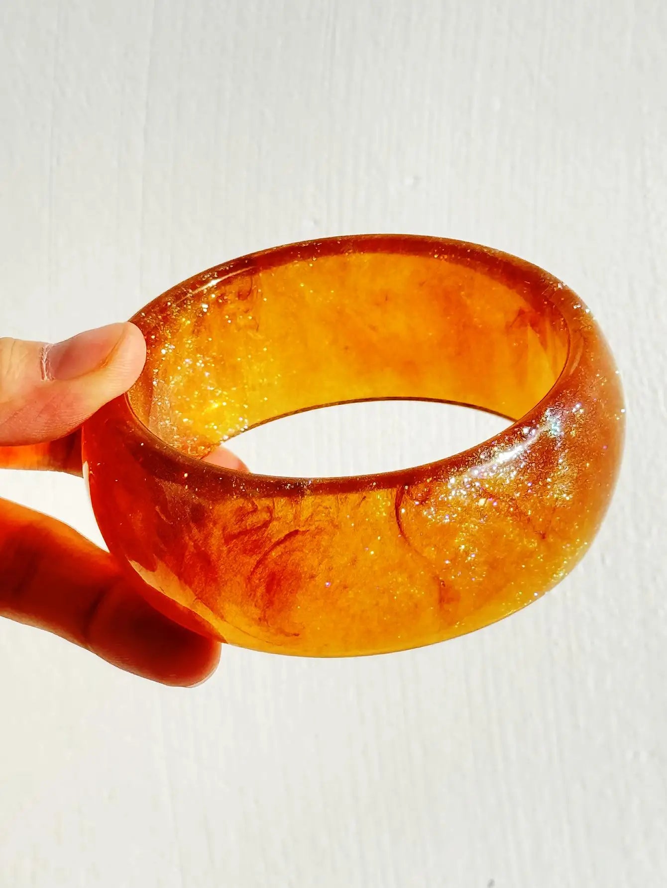 Brown Black White Contrast Geometric Irregular Resin Bracelet for Women Girl Summer Decoration Bangle HUANZHI 2025 NEW INS