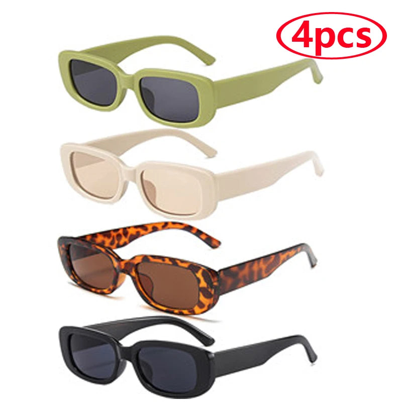 13pcs Small Square Sunglasses Women Retro Sun Glasses Men Brand Classic Travel Rectangle Candy Colors Eyeglasses Female UV400
