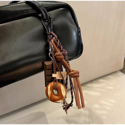 Braided Rope Bag Pendant High-grade Keychain Pendant Ruth's Same Style Dachshund Pendant Suitable For Phone Bag Accessories
