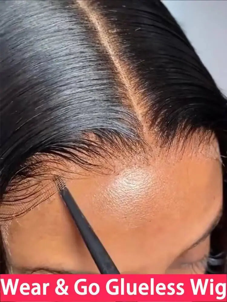 Bling 6X4 5X5 Glueless Wig Human Hair Wear and Go Straight Lace Closure Wig Human Hair 9X6 7X5 Pre Cut Lace Wigs for Women
