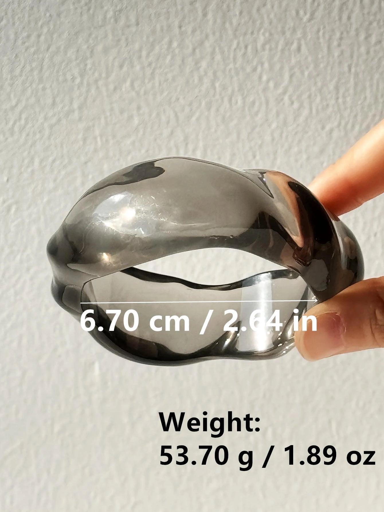 Brown Black White Contrast Geometric Irregular Resin Bracelet for Women Girl Summer Decoration Bangle HUANZHI 2025 NEW INS