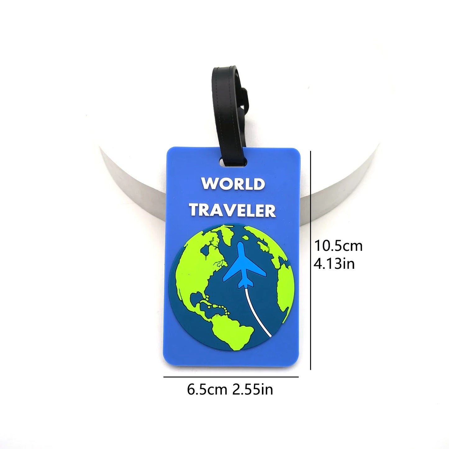 1PCS Travel Accessories Luggage Tag Creative  Suitcase Fashion Style Silicon Portable Travel Holder
