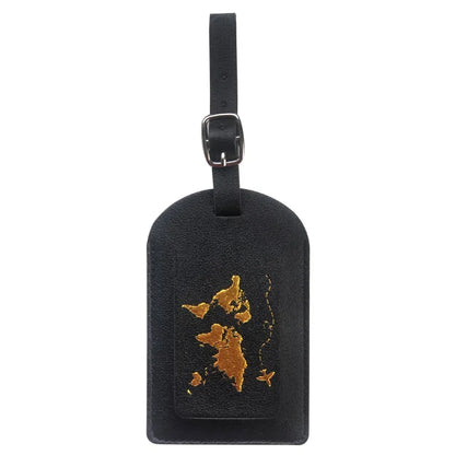 Men Women PU Leather Cute Luggage Tag Suitcase Address Label Baggage Boarding Bag Tag Name ID Address Holder Travel Accessorie