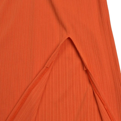 CM.YAYA Women Hemp Rope Halter Neck Stacked Ruched High Split Knit Bodycon Midi Maxi Long Dress 2025 Birthday Sexy Party Dresses