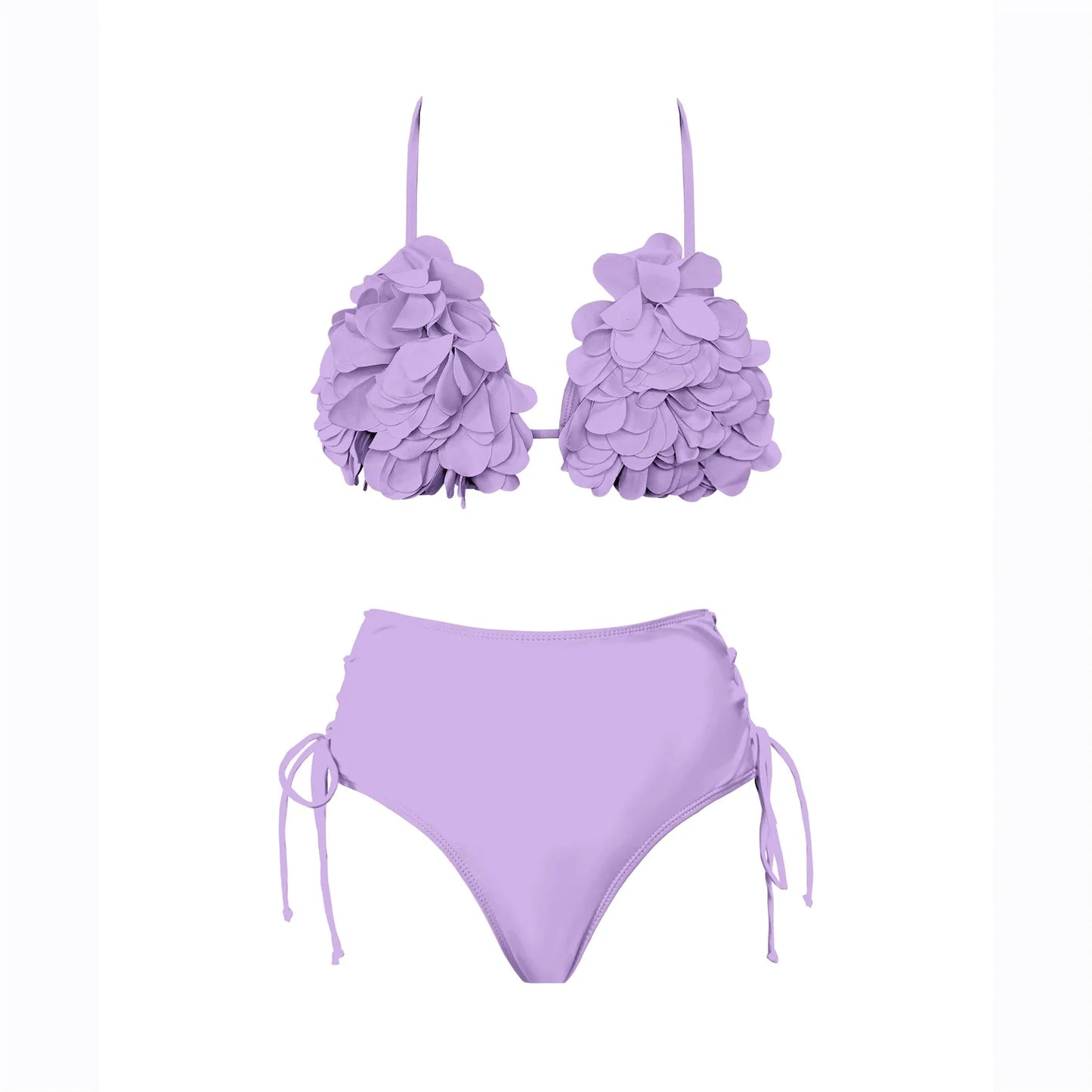 Flower Bikini Set With Skirt Luxury Designer Swimsuit Women Sexy Swimwear High Waist Biquini Desire Bodysuit Bathsuit Beachwear