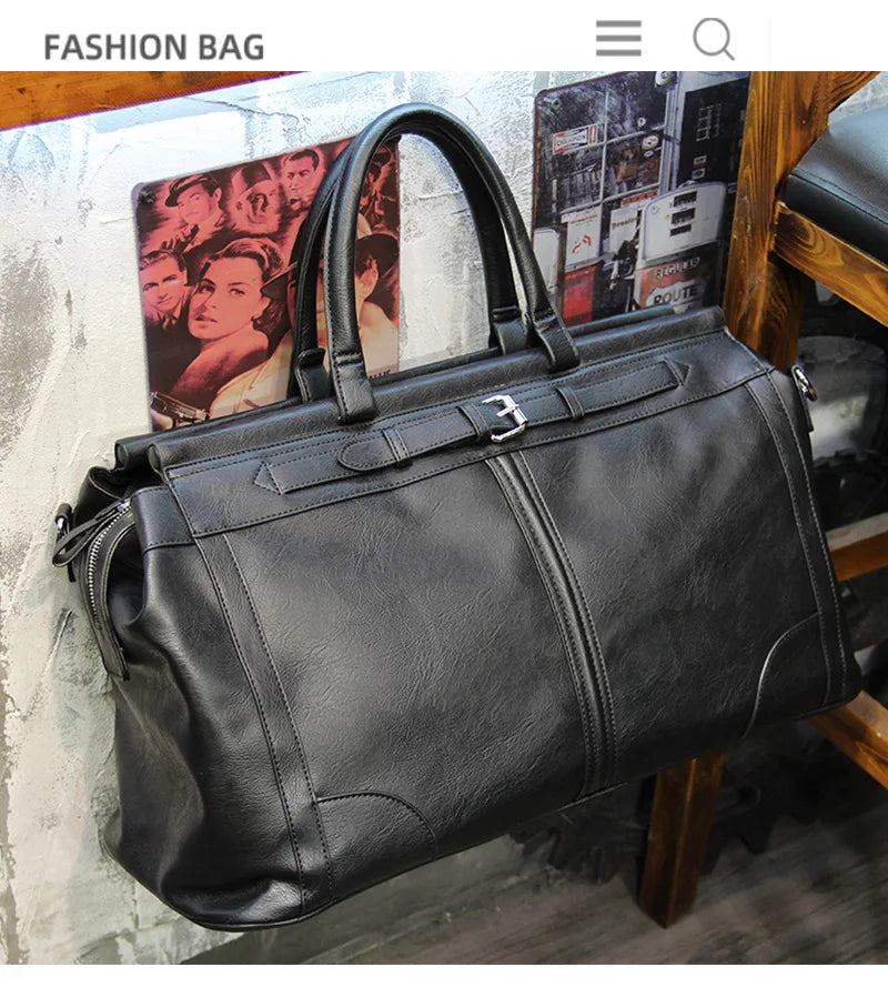Luxury Travel Bag Men Handbag Large Capacity Luggage Bag Men's Top-Handle Bags Fashion Crossbody Bag Male Gym Fitness Handbags