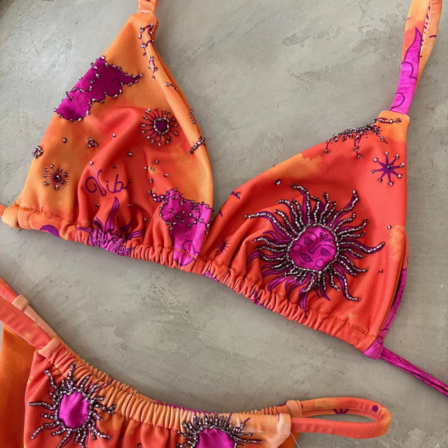 Shiny Diamond Bikini Set Sexy Women Swimsuit Push Up Swimwear Female Biquini Halter Bathing Suit Sun Printed Bodysuit Beachwear