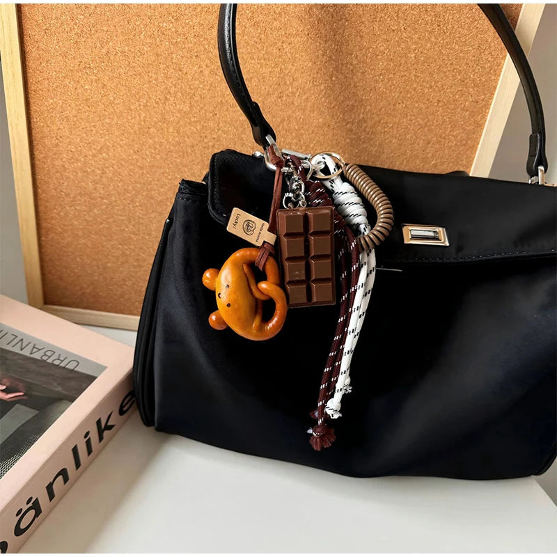 Braided Rope Bag Pendant High-grade Keychain Pendant Ruth's Same Style Dachshund Pendant Suitable For Phone Bag Accessories